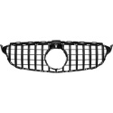  MERCEDES C-Class W205 14-18 Black Panamericana Sports Grill AMG/GT-Look (with ADAS) DIEDERICHS