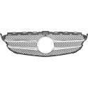 MERCEDES C-Class W205 14-18 Black/Chrome Sports grill AMG Sport-Look DIEDERICHS