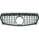 MERCEDES CLA-Class C117 13-19 Black/Chrome Panamericana Sport grill AMG/GT-Look (without radar) DIEDERICHS