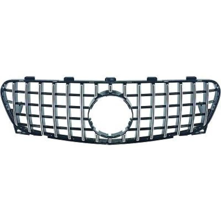 MERCEDES GLA-Class X156 17+ Black/Chrome Panamericana Sports Grill AMG/GT-Look DIEDERICHS in the group Select car model / Mercedes Benz / GLA-Class 14-20 (X156) / Styling at DDESIGN Scandinavia AB (1682740)