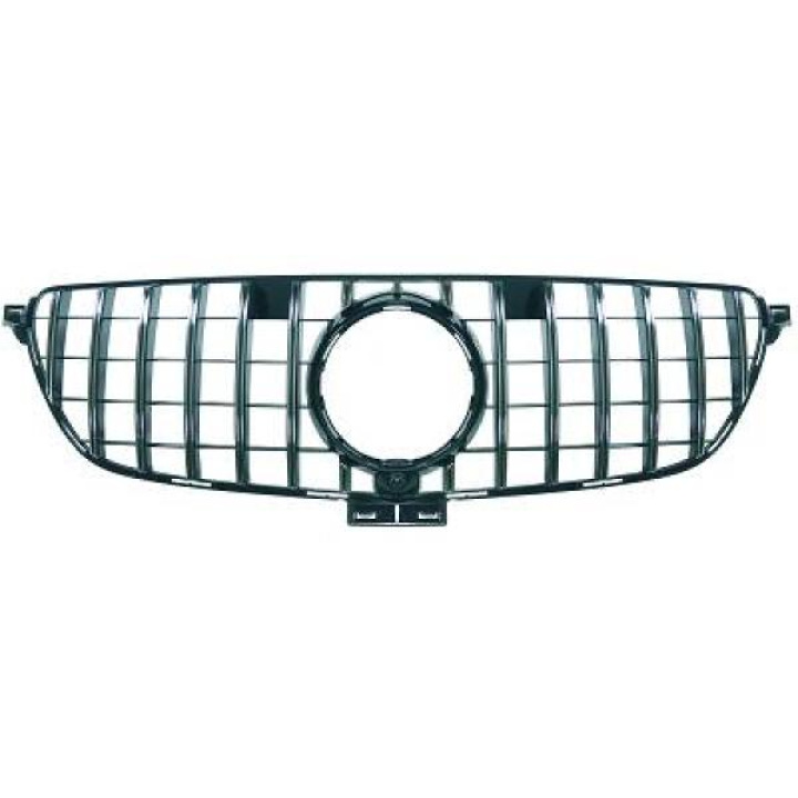 MERCEDES GLE-Class C292 15-19 Black/Chrome Panamericana Sports Grill AMG/GT-R-Look DIEDERICHS in the group Select car model / Mercedes Benz / GLE-Class 11-19 (W166) at DDESIGN Scandinavia AB (1692340)