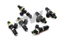 Set of 6 Bosch EV14 1200cc high impedance injectors for Toyota Supra TT 93-98. For top feed conversion, 11mm o-ring.