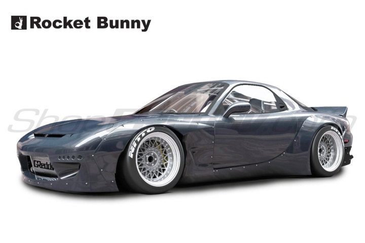 Mazda RX-7 FD 92-02 Rocket Bunny V2 Aero TRA-KYOTO in the group Select car model / Mazda / RX-7 FD / Styling / Wide Bodykit at DDESIGN Scandinavia AB (17040206)