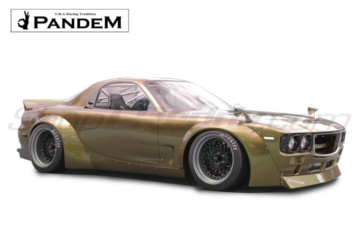 Mazda RX-7 FD 92-02 Pandem Boss Aero TRA-KYOTO in the group Select car model / Mazda / RX-7 FD / Styling / Wide Bodykit at DDESIGN Scandinavia AB (17040300)