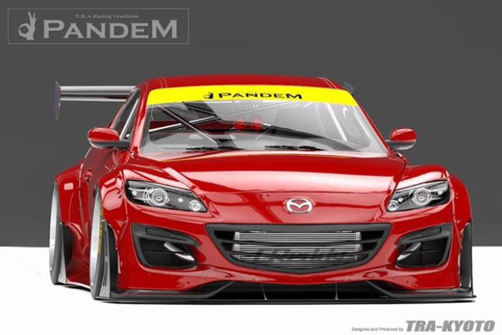 Mazda RX8 09-12 Pandem Aero Kit TRA-KYOTO in the group Select car model / Mazda / RX-8 / Styling / Side skirts at DDESIGN Scandinavia AB (17040400)