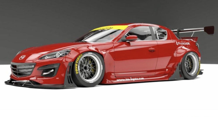 Mazda RX8 09-12 GT Wing TRA-KYOTO in the group Select car model / Mazda / RX-8 / Styling / Wings at DDESIGN Scandinavia AB (17040411)