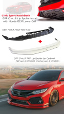 Honda Civic Si 17-19 Front Lip Spoiler GReddy