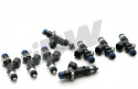 Set of 8 95lb Injectors for Ford F-Series 2005-2015, Mustang GT 2005-2015, SVT Cobra 2003-2004, SVT Raptor 2009-2014, EV14 Universal