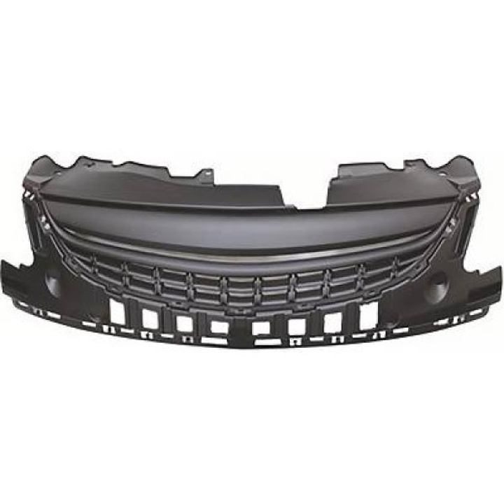 OPEL CORSA D 11+ Black Sports Grill Without Emblem DIEDERICHS in the group Select car model / Opel / Corsa D 06-14 / Styling at DDESIGN Scandinavia AB (1814540)