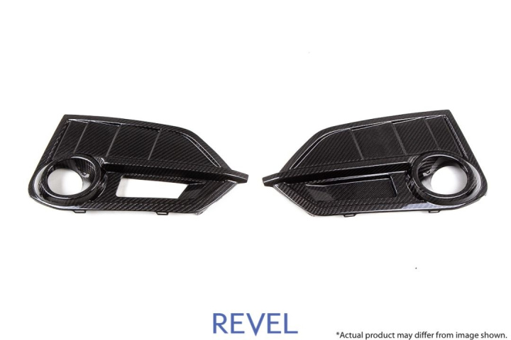 Revel GT Dry Carbon Front Fog Light Covers (Left & Right) 2017-2018 Honda Civic Type-R *2 PC in the group Select car model / Honda / Civic Type R FK8 17-21 / Styling / Front at DDESIGN Scandinavia AB (1TR4GT0AH13)
