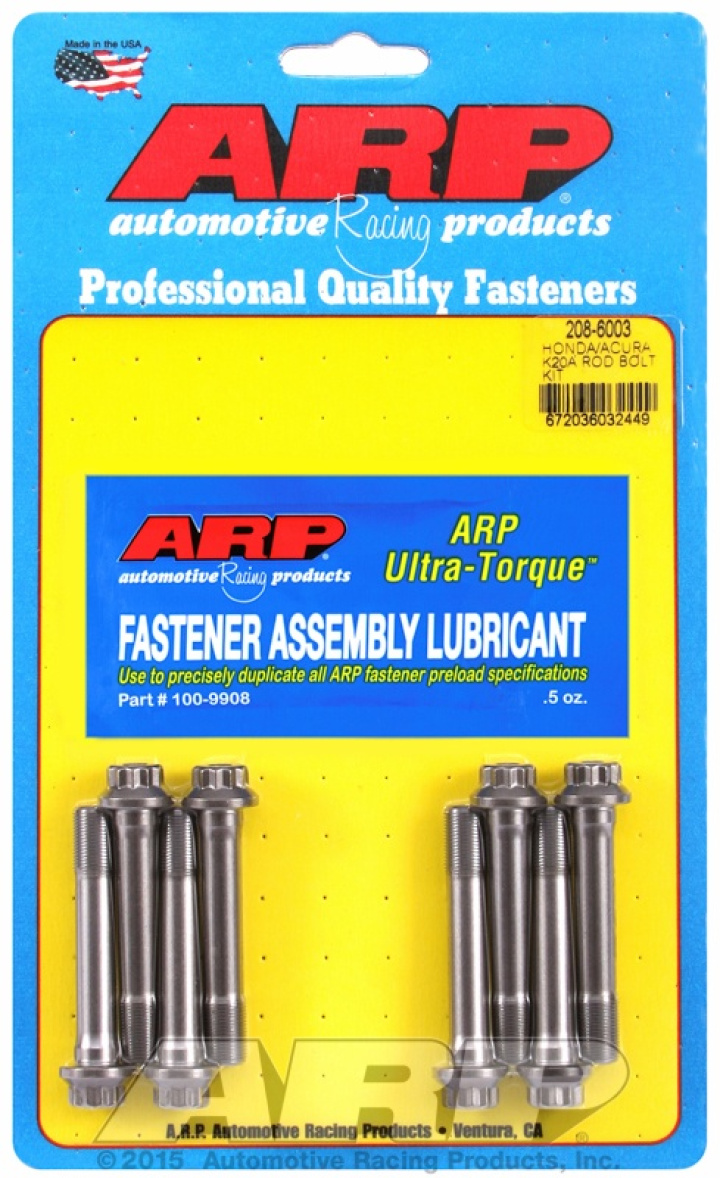 Honda/Acura K20A Rod Bolt Kit ARP in the group Select car model / Honda / Civic EM-EP-ES-EU 01-05 / Tuning / Engine parts at DDESIGN Scandinavia AB (208-6003)