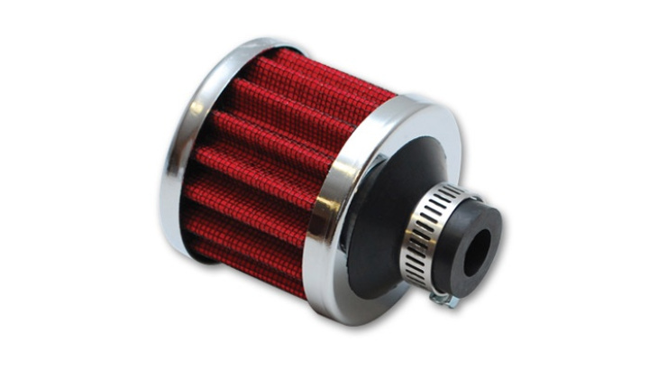 Crankcase Breather Filter w/ Chrome Cap - 1\'\' (25mm) Inlet I.D. Vibrant Performance in the group Tuning / Universal Air Filter / Crankcase Air Filter at DDESIGN Scandinavia AB (2168)