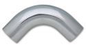 3\'\' O.D. Aluminum 90 Degree Bend - Polished Vibrant Performance