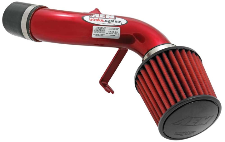 Corolla 03-04 CE / LE / S Short Ram Intake Red AEM in the group Select car model / Toyota / Corolla / Tuning / Intake & Accessories at DDESIGN Scandinavia AB (22-469R)