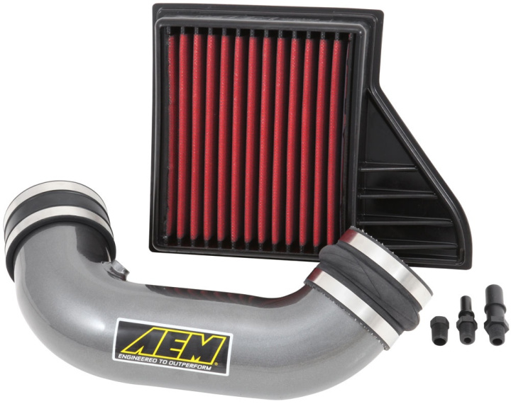 MUSTANG V8-5.0L F/I, HCA, 2011-2014 Cold Air intake Grey AEM in the group Select car model / Ford / Mustang 05-14 / Tuning / Intake & Accessories at DDESIGN Scandinavia AB (22-684C)