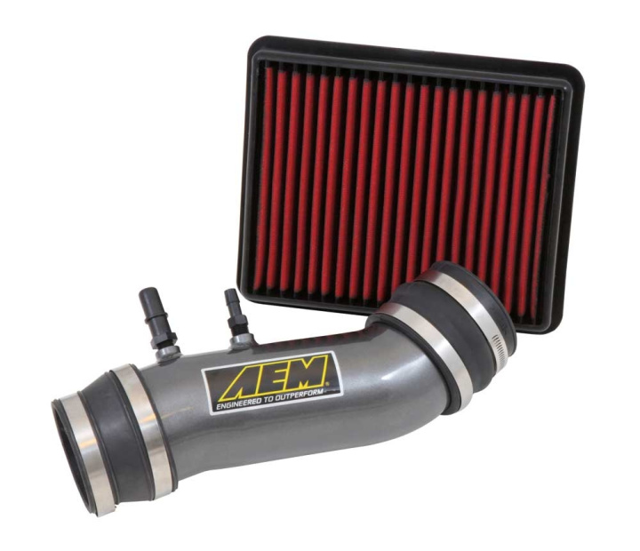 Mustang V6-3.7L F/I, HCA 2011-2014 Cold Air intake Grey AEM in the group Select car model / Ford / Mustang 05-14 / Tuning / Intake & Accessories at DDESIGN Scandinavia AB (22-686C)