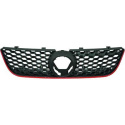  VW POLO 05-09 Honeycomb Black/Red Sports Grill GTI-Look DIEDERICHS