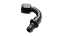 Push-On 120 Degree Hose End Elbow Fitting; Size: -12AN Vibrant Performance