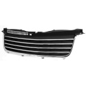 VW PASSAT 3BG 00-05 Ribbed Black/Chrome Sports Grill Without Emblem DIEDERICHS