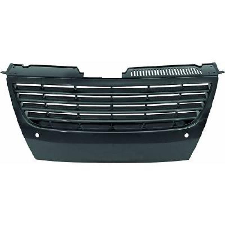 VW PASSAT 05-10 Ribbed Black Sports Grill Complete (with PDC) DIEDERICHS in the group Select car model / VW / Passat 05-14 / Styling at DDESIGN Scandinavia AB (2247440)