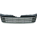 VW PASSAT 10-14 Ribbed Black/Chrome Sports grill DIEDERICHS