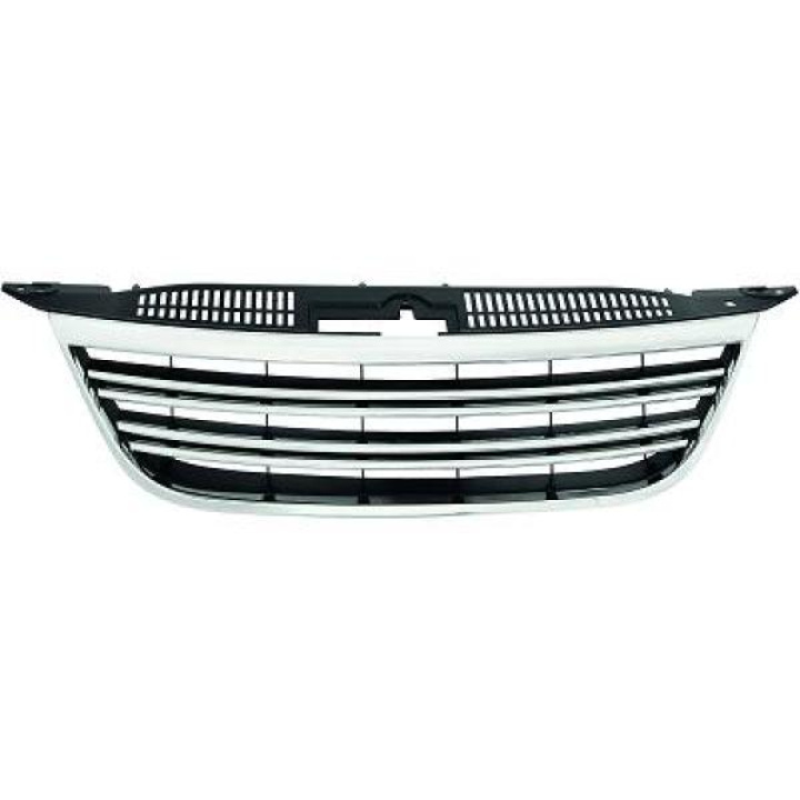 VW TIGUAN 07-11 Ribbed Black/Chrome Sports grill DIEDERICHS in the group Select car model / VW / Tiguan 5N 2007-2016 / Styling at DDESIGN Scandinavia AB (2255340)