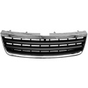 VW TOUAREG 02-06 Ribbed Black/Chrome Sports Grill Without Emblem DIEDERICHS