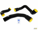 mountune Ultra high performance silicone boost hose kit - Black / Yellow