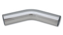 2\'\' O.D. Aluminum 45 Degree Bend - Polished Vibrant Performance
