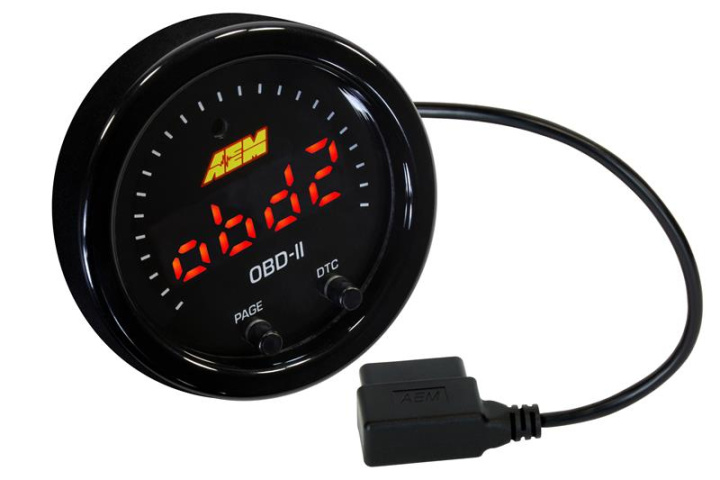 AEM X-Series Wideband UEGO AFR Sensor Controller Gauge in the group Interior / Gauges / Gauges & Gauge Holders / Other brands & accessories for gauges at DDESIGN Scandinavia AB (30-0311)