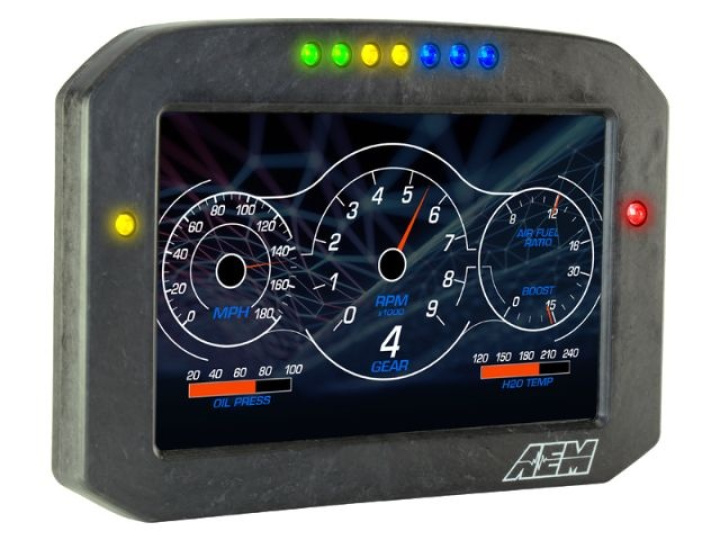 AEM CD-7 Carbon Digital Dash Flat Panel (Non-Logger / Non-GPS) in the group Interior / Gauges / AEM CD-5 & CD-7 Digital Dash at DDESIGN Scandinavia AB (30-5700F)