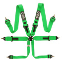 6-point safety harness Pro Plus FIA - Green QSP Products