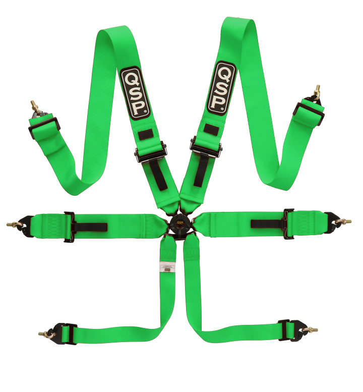6-point safety harness Pro Plus FIA - Green QSP Products in the group Universal products at DDESIGN Scandinavia AB (30QR336-GRN)