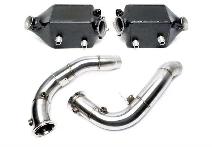 BMW 5-Serie / 6-Serie M5 / M6 2010 - 2017 Downpipe & Intercooler-kit TA Technix in the group Select car model / BMW / 6-series (F06-F12-F13) 12-18 / Tuning / Intercooler & Pipes at DDESIGN Scandinavia AB (31BM011-1)