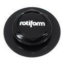 Rotiform Gloss Black Center Cap 4\'\'OD 3-1/8\'\' Hub Screw-In Closed-End