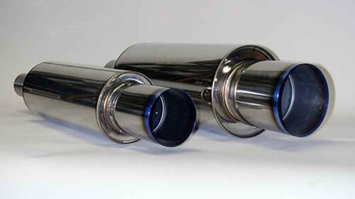 60mm In / 94mm Out HKS Universal Stainless Hi-Power Ti Titanium Tip Muffler 130mm x 350mm in the group Tuning / Exhaust and Manifold / Mufflers & Inserts / End muffler at DDESIGN Scandinavia AB (34005-FK002)