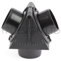 Y Connector with Internal Flap 60mm (2.36\'\')