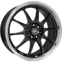 ENKEI J10, 17X7, 38, 5X100/114.3, Svart