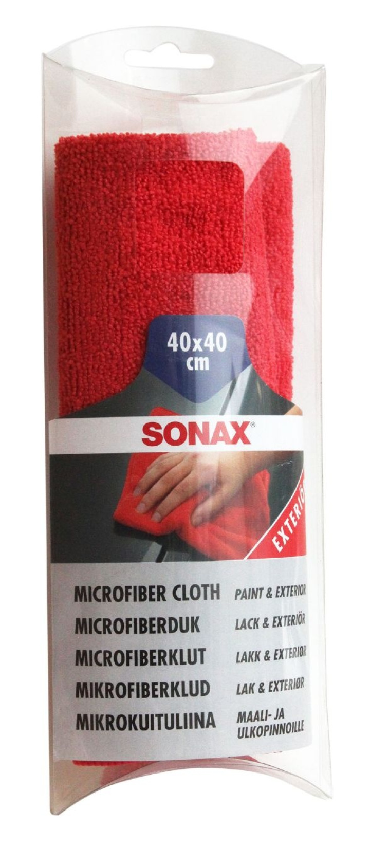 SONAX Microfiberduk för lack och exteriör in the group Exterior / Car Care / Microfiber at DDESIGN Scandinavia AB (416200)