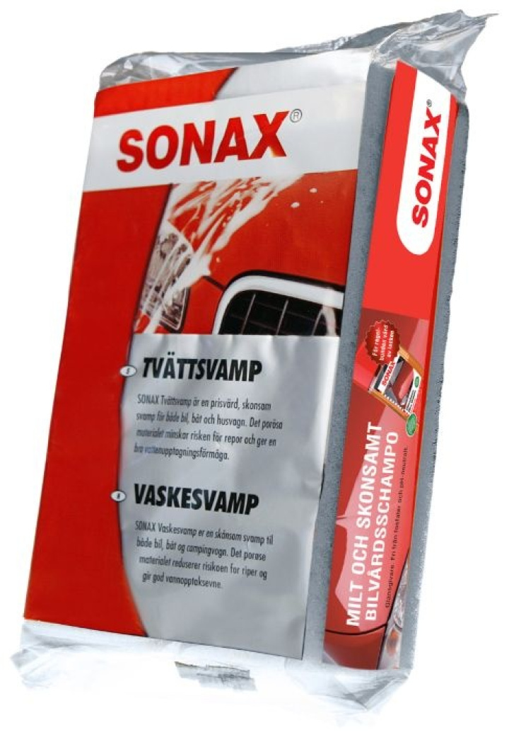 SONAX Tvättsvamp, 110*170*55 in the group Exterior / Car Care / Exterior / Washing sponges at DDESIGN Scandinavia AB (428141)