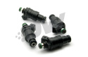 Set of 4 550cc Low Impedance Injectors for Mitsubishi Eclipse (DSM) 4G63T 95-99 and EVO 8/9 4G63T 03-06