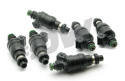 Set of 6 800cc Low Impedance Injectors for Mitsubishi 3000GT 90-01 and Dodge Stealth 91-96.
