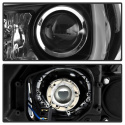 Subaru Impreza WRX 2006-2007 Projector Headlights - Halogen Model Only ( Not Compatible With Xenon/HID Model ) - Light Bar DRL - Black Spyder Auto