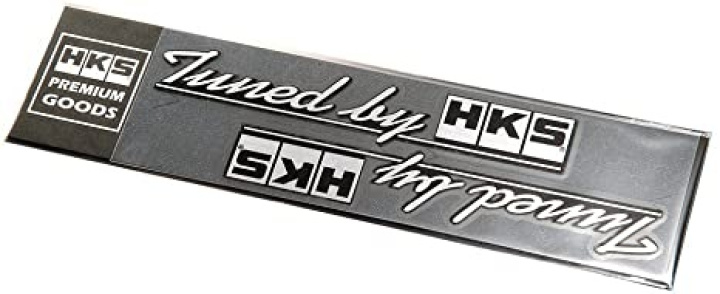 HKS Sticker Tuned by Black 2pcs in the group Exterior / Styling / Decals & Stickers for the car at DDESIGN Scandinavia AB (51003-AK117)