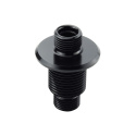 AC -6 Bulkhead Hose Adapter & Locking Nut - Black T7 Design