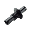 16 - 16mm (5/8\'\') Bulkhead Hose Adapter & Locking Nut - Black T7 Design