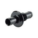 16 - 16mm (5/8\'\') Bulkhead Hose Adapter & Locking Nut - Black T7 Design