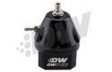 DWR1000 adjustable fuel pressure regulator, anodized black. Dual -6AN inlet and -6AN outlet. Universal fitment