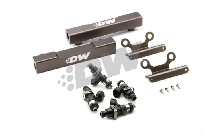 Subaru top feed fuel rail upgrade kit with 1500cc injectors for MPFI WRX 2002-2014, STI 2007-2015, and Legacy GT 2007-2012 in the group Select car model / Subaru / Impreza inkl. WRX 08-14 / Tuning / Fuel at DDESIGN Scandinavia AB (6-102-1500)