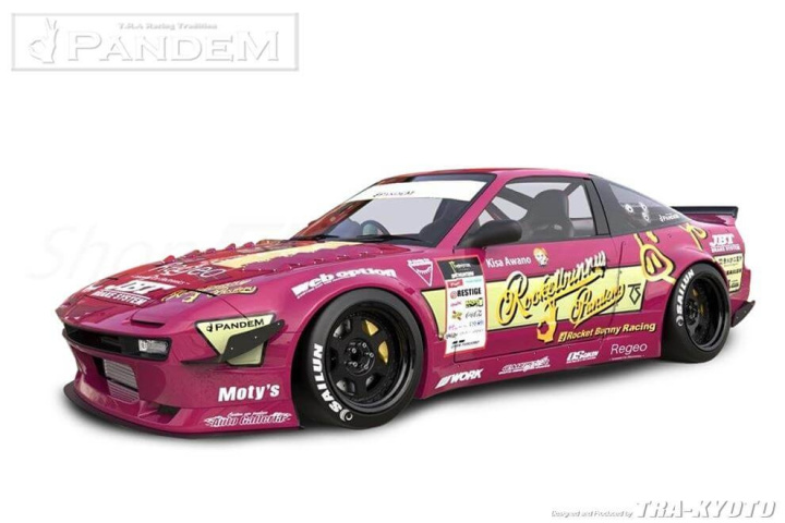 Nissan 180SX (200SX) RPS13 1988-1994 Pandem Aero Kit TRA-KYOTO in the group Select car model / Nissan / 200SX S13 1989-1994 / Styling / Body kit at DDESIGN Scandinavia AB (66920360)